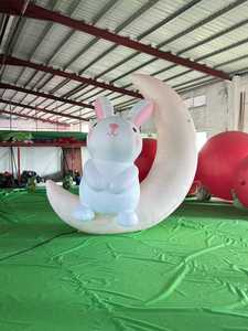 ของตกแต่งโบยี่ ตุ๊กตาเป่าลมเจ้าชายดวงจันทร์ การ์ตูนมาสคอต สำหรับตกแต่งสวนสาธารณะ งานปาร์ตี้ - Product Image 3