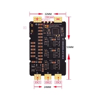 HAKRC 4255 120A ESC simple 12S à courant élevé, boîtier métallique sans balais avec Dshot 21g 55x28mm pour grand drone FPV