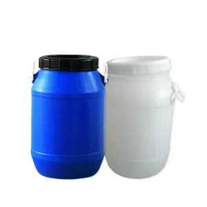 Tambor de plástico de 60 litros, tambor químico grueso con tapa, tambor de plástico se puede personalizar