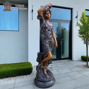 जीवन आकार क्लासिक धातु मूर्तिकला उद्यान कांस्य चार मौसमों देवी मूर्ति - Product Image 5