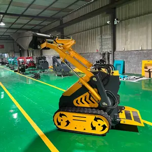 Automatic Bucket Levelling Logway 380 400 480 1000 EPA Designed For 6KM/h Concealed Boom Cylinders Compact Skid Steer Loader