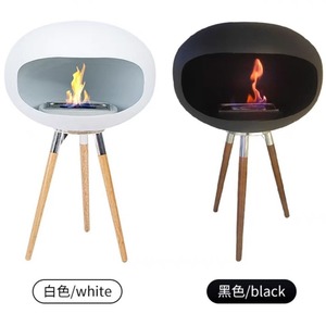 Soporte <span class=keywords><strong>de</strong></span> <span class=keywords><strong>Chimenea</strong></span> Metálico Moderno con Base Alta, para <span class=keywords><strong>Bioetanol</strong></span>, Portátil, sin Humo, Decorativo, para Uso en Interiores y Exteriores - Product Image 3