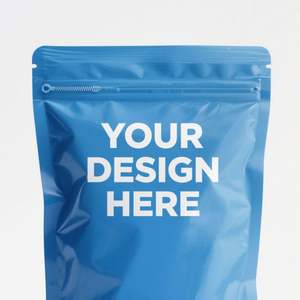 Bolsas de Café Impresas con Grabado Personalizado, con Fondo Plano y Cierre ZipLock, a Prueba de Humedad, Biodegradables y Reutilizables, 250g 500g 1kg - Product Image 2