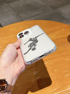 <span class=keywords><strong>Coque</strong></span> de protection antichoc <span class=keywords><strong>transparente</strong></span> pour iPhone <span class=keywords><strong>avec</strong></span> motif de joueur de football en train de frapper, compatible <span class=keywords><strong>avec</strong></span> les modèles 17/16/15/14/13 ProMax - Product Image 6