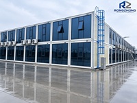 Maison modulaire à installation rapide, structure en acier personnalisée, maison préfabriquée en conteneur