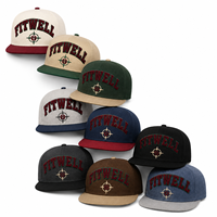 Gorra de Béisbol Plana con Logotipo Personalizado OEM ODM, Gorra Estructurada con Visera Plana Bordada para Ropa Urbana y Marcas de Moda de Diseñador