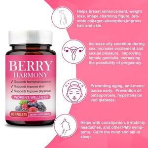 La marque privée OEM/ODM prend en charge les comprimés d'équilibre hormonaux pour femmes avec vitamine nutrition comprimés d'harmonie pilules contre la douleur - Product Image 4