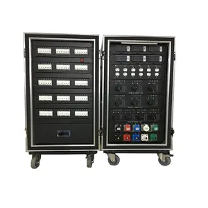 400 Amp Electrical Power Distribution Box Pro Audio Shockmount Amp Rack Power Cabinet