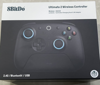 Manette de Jeu Sans Fil 8BitDo Ultimate 2 2,4 GHz pour PC Windows Steam Deck avec Joystick à Effet Hall