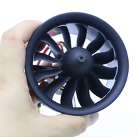 Système de ventilateur avec 11 lames, pour avion radiocommandé edc avec moteur sans balais, 4-64/70mm, 12 lames, 90/120MM