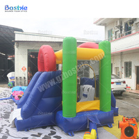 Château gonflable pour enfants avec toboggan, château gonflable portable pour jouer à la maison, dans la cour ou lors de fêtes