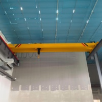 Pont roulant à crochet de type QD 5-10-20 tonnes, contrôlé par PLC, avec une portée de 31,5 m, une hauteur de levage de 16 m et une puissance de 39,5 kW