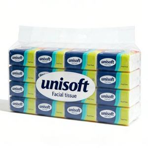 Mouchoirs en papier doux personnalisés imprimés 4 plis, mouchoirs faciaux jetables en gros, mouchoirs faciaux gaufrés en pâte de bois vierge - Product Image 4