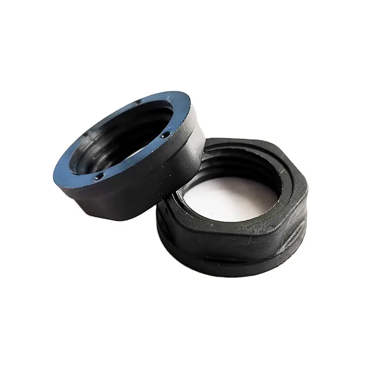 Fastening fittings Plastic nylon flange nuts black outer hexagon nuts M20 Locking Flange Nut
