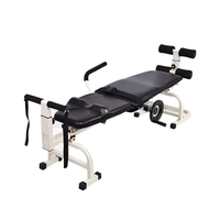 Table de chiropratique professionnelle pliable multifonctionnelle portable pour décompression et traction lombaire