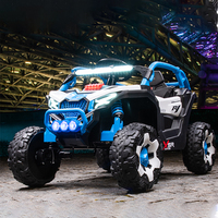 Voiture électrique tout-terrain pour enfants à piles avec contrôle par application téléphonique, jouet sûr et durable pour les garçons et les filles de 3 à 12 ans