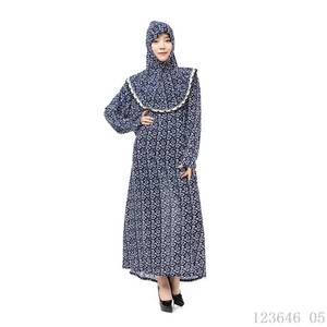 Dropshipping/Ready Stock Wholesale/OEM with Good <b>Elasticity</b> Headscarf and Muslim Women's Robe <b>Dress</b> - Product Image 3