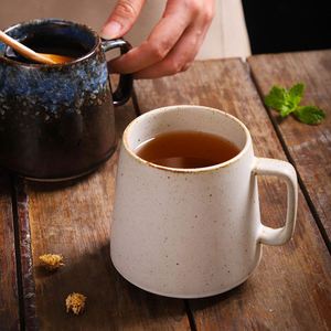 แก้วเซรามิกสไตล์จีนใหม่, แก้วกาแฟสโตนแวร์แบบหยาบสไตล์ญี่ปุ่น, แก้วกาแฟสไตล์นอร์ดิกวินเทจสำหรับวันวาเลนไทน์ - Product Image 1