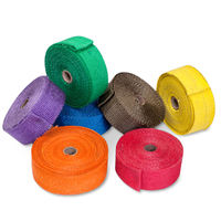Bande de protection thermique pour collecteur d'échappement Kuliwei Racing, bandage isolant pour collecteur, améliore le flux des gaz d'échappement pour la tuning automobile et moto