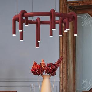 <span class=keywords><strong>Suspension</strong></span> LED industrielle américaine en fer forgé <span class=keywords><strong>rouge</strong></span> bordeaux, hauteur réglable, économe en énergie, pour <span class=keywords><strong>cuisine</strong></span> et projets de <span class=keywords><strong>suspension</strong></span> domestiques - Product Image 6