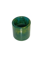 FEA15 15mm Cilindro de plástico redondo Tapa de botella de perfume Tapa superior verde con rociador de bomba