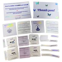 Cartes de visite holographiques rondes personnalisées, format et forme sur mesure, impression recto-verso, prix bas, pour petites entreprises