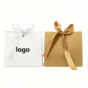 Factory Direct Customizable Triangle <b>Paper</b> Gift Box With Ribbon Elegant Ideal for <b>Wedding</b> Favor & Candy Packaging - Product Image 2