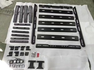 LUMA 4x4 araba Offroad aksesuarları araba çelik alüminyum kargo taşıyıcı portbagaj Jeep Wrangler JK 2007-2017 için - Product Image 5