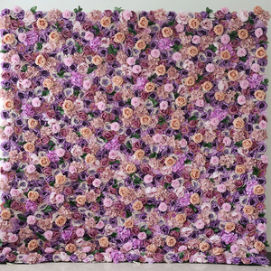 Fondo de Pared Floral de Seda Artificial con Lavanda y Rosas, Estilo Nórdico, para el Día de San Valentín y Acción de Gracias - Product Image 3