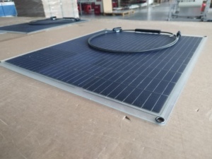Nuevo Panel <span class=keywords><strong>Solar</strong></span> Flexible Bifacial de 60W 18V, Módulo <span class=keywords><strong>Solar</strong></span> Transparente PERC de Alta Eficiencia para Cercas de Doble Alambre - Product Image 2