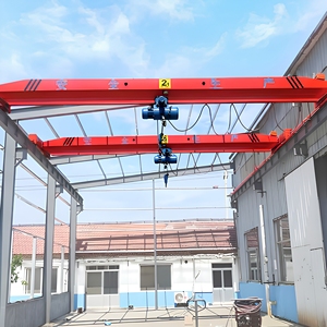 เครนสะพานไฟฟ้าแบบคานเดี่ยวขนาด 2 ตัน 5 ตัน 10 ตัน 16 ตัน 20 ตัน สำหรับงานยกวัสดุในโรงงานและคลังสินค้า - Product Image 1