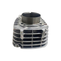 Pièce de rechange pour moto WAVE110, kit de cylindre pour moto, composants, piston de 53 mm, alliage d'aluminium, argent