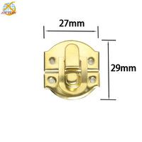 Petite boîte à bijoux en bois en métal loquet de verrouillage solide taille 25mm finition plaquée acier allié d'aluminium OEM ODM fournitures pour cadeaux