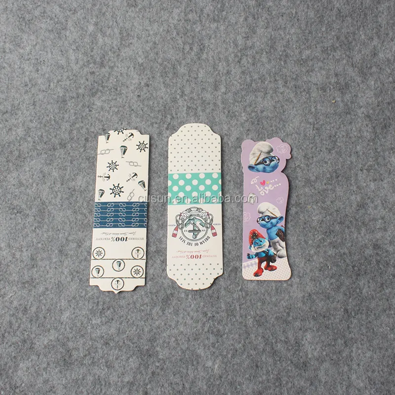 Hot sale Full Color Logo Printing handmade paper bookmarks for sale