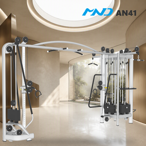 เครื่องออกกำลังกายแบบครอสโอเวอร์ 5 สถานี รุ่น High Energy Crossover Cable Jungle ยี่ห้อ MND Fitness สำหรับผู้ซื้อในสถานที่กีฬา - Product Image 1
