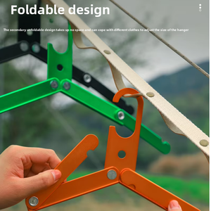 Séchoir à linge pliable en aluminium ultra-léger personnalisé, écologique, robuste, antidérapant <span class=keywords><strong>pour</strong></span> balcon extérieur - Product Image 2