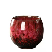 110ML vente en gros de tasses à café en poterie de style japonais céramique arabe Kung Fu thé eau tasse à café ensembles de tasses à thé en céramique émaillée