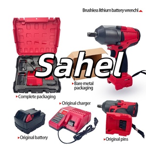 Clé à chocs électrique 21V, moteur sans balais, compatible Li-ion pour <span class=keywords><strong>Milwaukee</strong></span> - Product Image 2