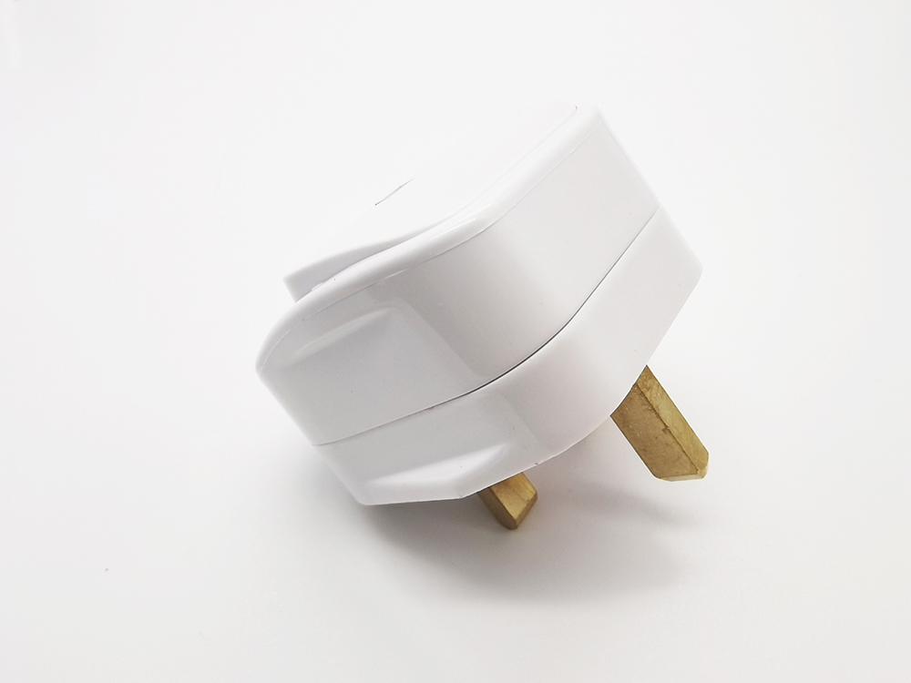Adaptateur Prise Secteur 3 Broches 13A - Double Voie Sans Fusible - Mercury