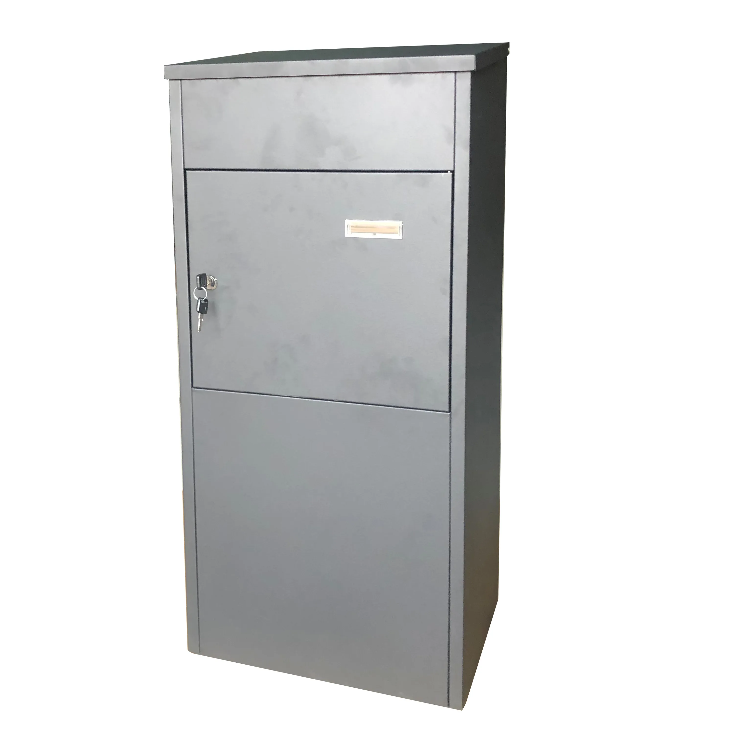 Outdoor Galvani zed Steel Pulver beschichtung Metall Lagerung Paket Lieferung Drop Box Paket Safe