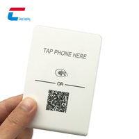 Supports de table en acrylique NFC de haute qualité – Impression UV étanche, support personnalisé pour avis Google, affichage de menu de commande 13,56 MHz