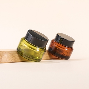 Wholesale Cosmetic Face Cream <b>Container</b> 15g 30g 50g <b>glass</b> Jars with Lid - Product Image 4