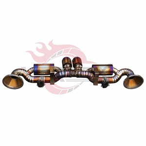 Escape Trasero Vortex Ultra Ligero de Titanio con Sistema Valvetronic para Porsche 911 992 GT3 4.0L 2022-2025, Rendimiento de Carreras - Product Image 3