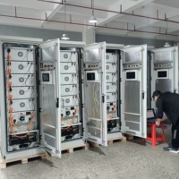 Batterie Lifepo4 261KWH, 233Kwh, 241kwh, armoire de stockage d'énergie industrielle et commerciale, système de batterie solaire haute tension