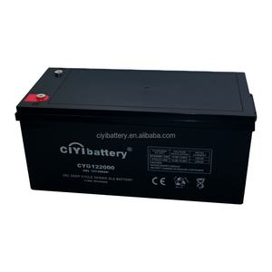 UPS 소비자 전자 제품 및 조명을위한 납산 배터리 장수명 12V 200AH 태양 전지 젤 무료 유지 보수 - Product Image 1