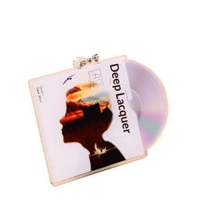 Llavero de acrílico NFC con disco de música, mini álbum personalizado para colgante periférico Square Star - Product Image 5