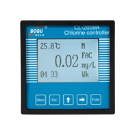 Analyseur de l'eau numérique industriel en ligne 4-20 mA, testeur, contrôleur de chlore résiduel total libre pour instruments de test