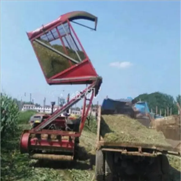 Kendinden tahrikli çim kesici mısır silaj ekin hasat makinesi Her türlü saman ve ot