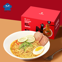 Nouilles végétales ramen saveur bœuf épicé, riches en protéines, véganes, instantanées, prêtes à consommer, séchées à l'air, sans OGM, faibles en glucides, en sachet, préparation en 5 minutes