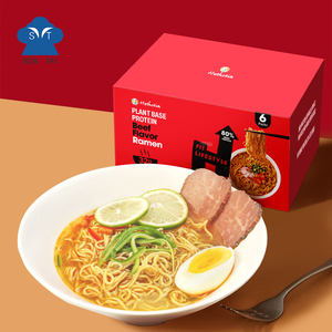 Nouilles végétales ramen saveur bœuf épicé, riches en protéines, véganes, instantanées, prêtes <span class=keywords><strong>à</strong></span> consommer, séchées <span class=keywords><strong>à</strong></span> l'air, sans OGM, faibles en glucides, en sachet, préparation en 5 minutes - Product Image 5